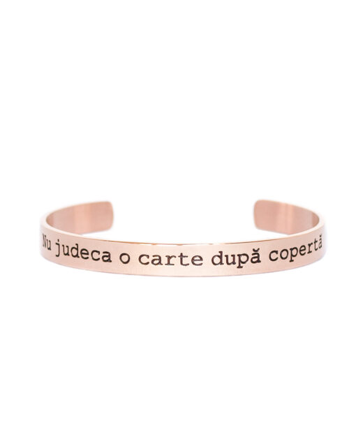 Flash Jewels Mood Bracekets Nu judeca o carte dupa coperta